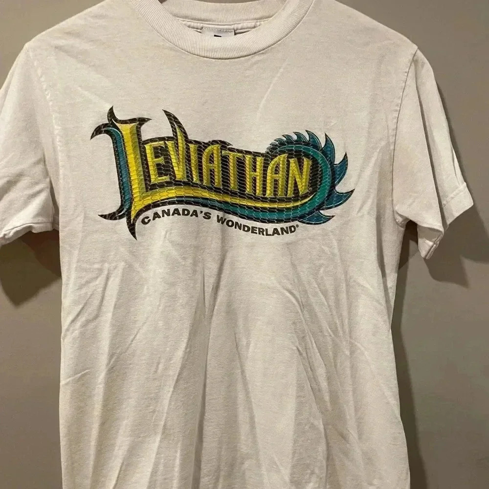 Vtg. Leviathan Canadas Wonderland T-Shirt - Picture 3 of 7